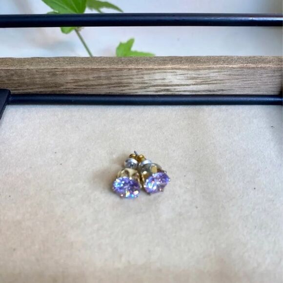 Pink Diamond Earrings - Picture 3 of 6